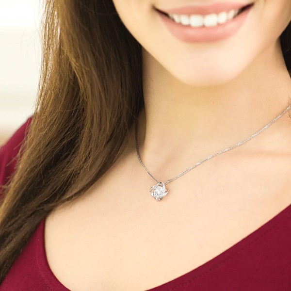 Collana Infinito Philip Jones Placcata Oro Con Cristalli Zirconia - 43 Cm