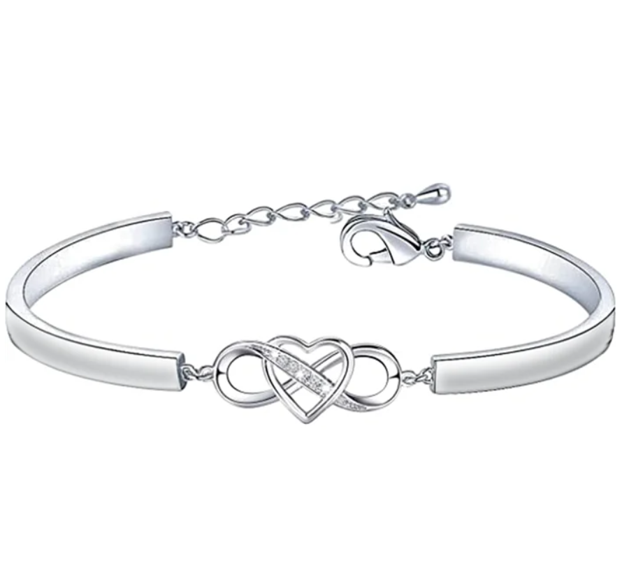 Cheerslife Bracciale Madre E Figlia In Acciaio Inossidabile, Regalo Per Mamma, Lunghezza 3.9 Cm, Stile Madre E 1 Figlia