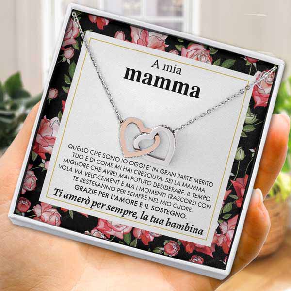 Personalizzato mamma nasca fiore ciondolo collana gioielli Dainty Compleanno Anniversario Festa della mamma regalo per le donne - CALLIE