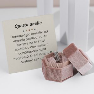 Anello antistress con dedica | RAYA_SPINRING